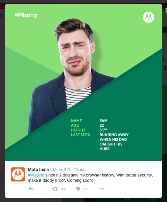 Motorola Moto G4 campania twitter-2